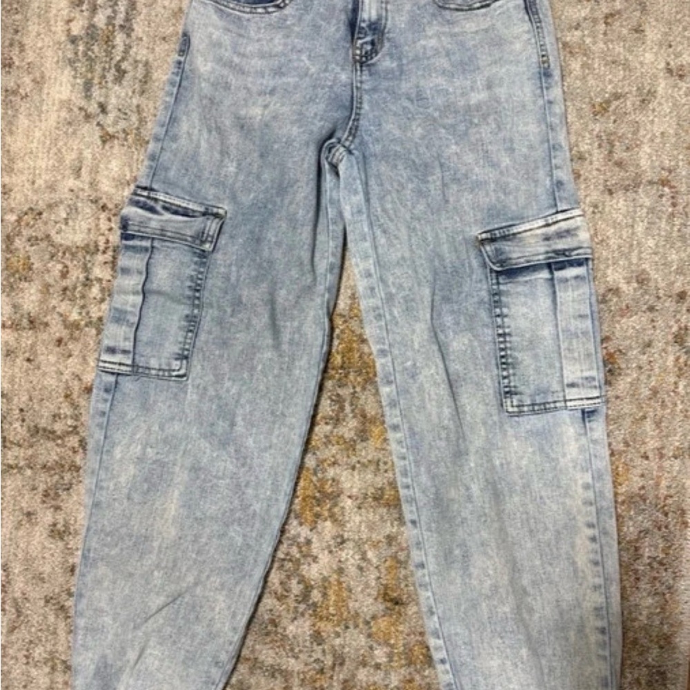 Wallflower Girls Cargo Jeans size L